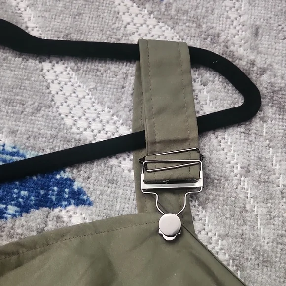 Women's Olive Green Jumpsuit - Picture 8 of 10